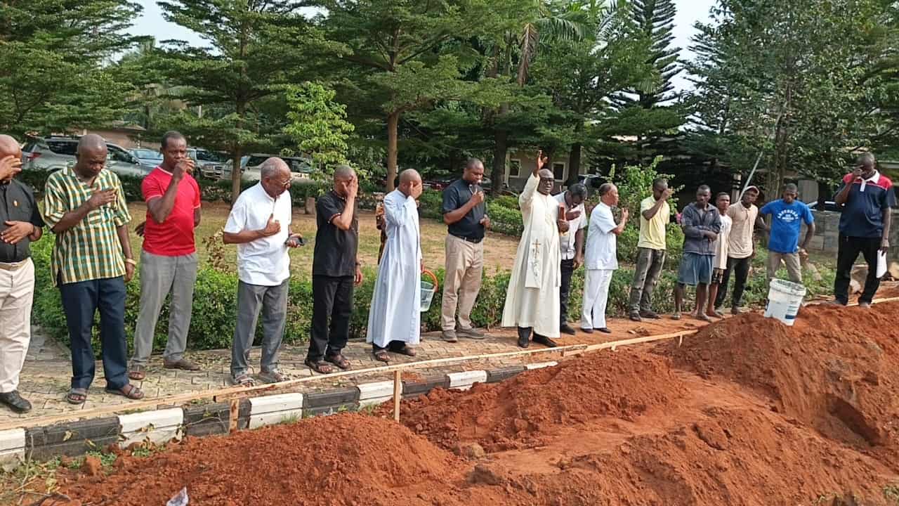 East Nigeria Province Lays foundation stone for Provincial Curia Extension